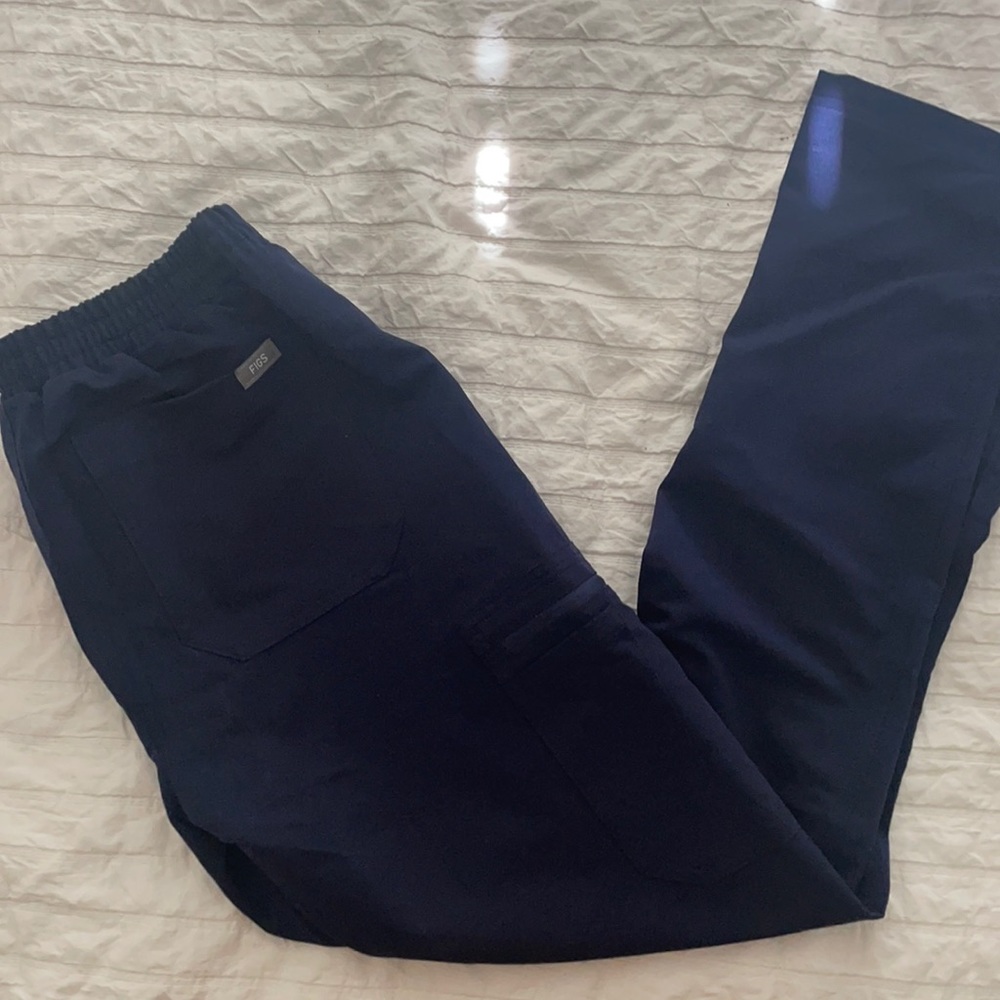 Figs Navy Yola Skinny Pants
